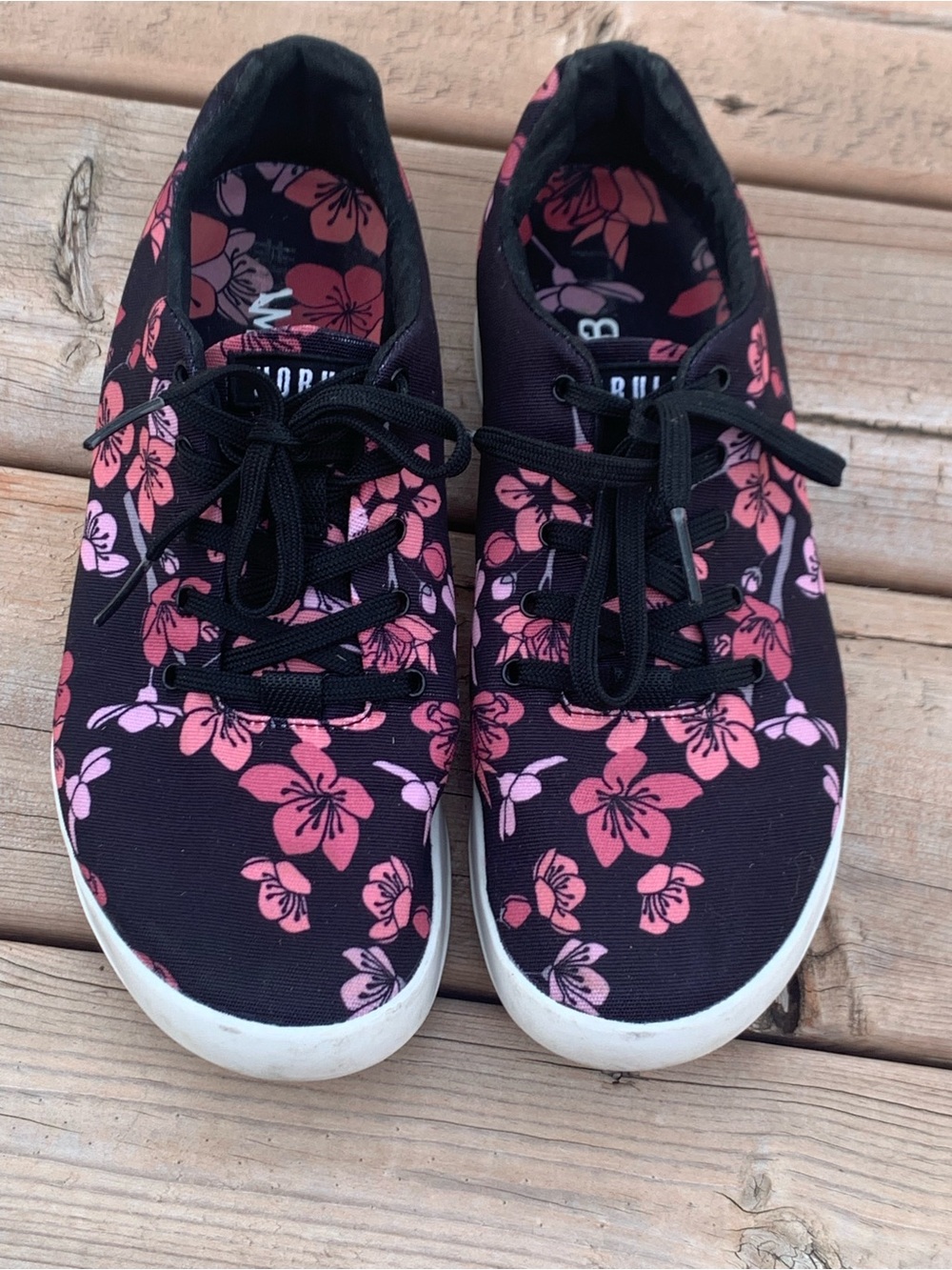 Nobull Black Cherry Blossom Trainers Cross Fit Shoes Mens 9 Women’s 10.5 Sneaker